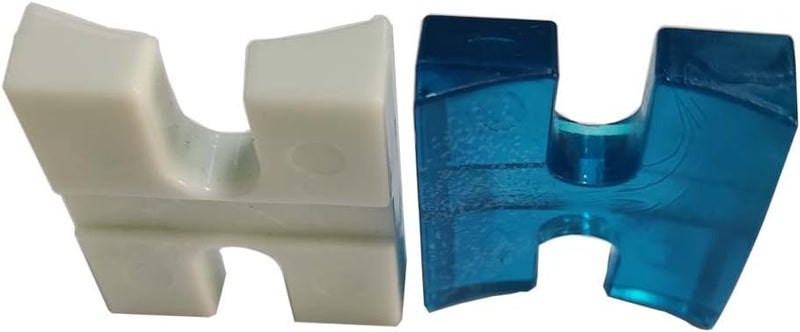 Gloperti Tennis Racket Stringing Machine Racket Stringing Tool Load Spreader Adapter Attachment Pack of 2 White and Blue - Image 4
